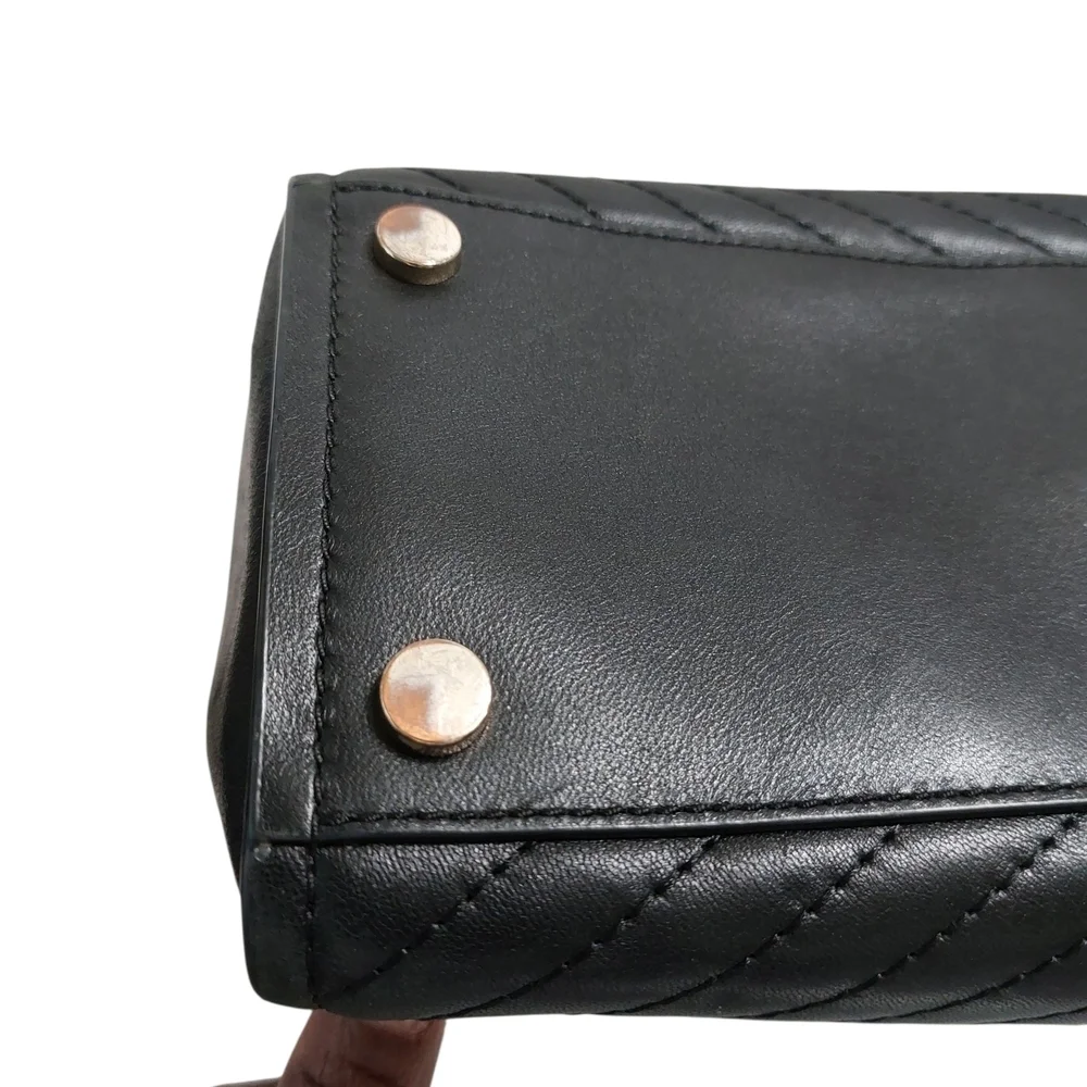 kate spade Amelia Black Quilted Tote Bag